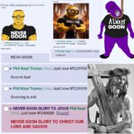 nate 239950 239969 240000 always_goon cross get getnate gigachad jesus jesus_christ minion never_goon purple_skin subvariant:muscular_chud variant:bernd variant:chudjak // 1080x1080 // 950.9KB