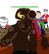 ARMENIGGERS_ARENT_WHITE ARMENİROACH armenia armenia_(pedophile) armenian_eternity_symboltext armenifag armenigger armenijeet armenitroon arrow aryan azerbaijan azerbaijani azeriaryan blue_eyes brown_hair brown_skin buff clothes djan ear gazyr georgia greentext hat jartycuck slopjak smile soyjak stubble subvariant:mexiaryan tattoo variant:impish_soyak_ears variant:meximutt // 865x966 // 599.9KB