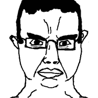 angry animated glasses hair lips smile subvariant:chudjak_front variant:chudjak // 390x452 // 26.4KB