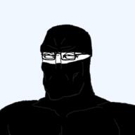 balaclava black_clothing chud clothes glasses islam self_insert squinting subvariant:perceptive_chud transparent_background variant:chudjak warrior-z_(user) // 799x799 // 29.0KB