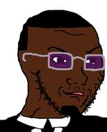 beard black_skin celebrity clothes diddy glasses goatee gray_glasses mustache pedophile puff_daddy rape rapper rizz sean_combs singer stubble subvariant:rizzjak suit swag_(diddy) tinted_glasses variant:soyak // 644x800 // 13.9KB