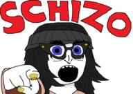 beanie glasses hair nose open_mouth schizo variant:soytan // 539x382 // 29.0KB