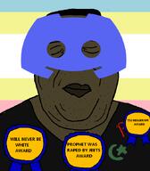 Warrior-Z(user) award awards discord eyes_closed flag:minor_attracted_person head islam map_(pedophile) muhammad obese pedophile shitskin stubble variant:alicia // 596x682 // 39.4KB