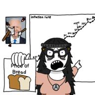 avengers axe beanie blue_eyes bread brown_shirt darts glasses graph hair inflation_(economy) joe_biden knife paper scared soy soylent variant:soytan white_skin // 500x500 // 106.3KB