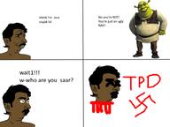 death_to_india gore nas:shrek series:pajeetjak_hate shocked shrek shrek_is_love_shrek_is_life smug subvariant:dead_pajeet swastika total_pajeet_death tpd variant:pajeetjak // 800x600 // 166.6KB