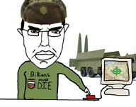army camouflage clothes computer flag flag:russia hat millions_must_die monitor poland rocket russia russo_ukrainian_war text variant:chudjak // 867x681 // 308.4KB