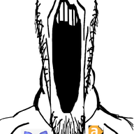 cat_ear discord ear furry glasses open_mouth soyjak stretched_mouth stubble variant:markiplier_soyjak // 800x1800 // 534.4KB