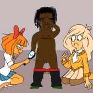 africa african_american anime arm black_skin boot closed_mouth flag flag:pan-african glasses hair hand holding_object ongezellig orange_hair orange_skin pan_african penis smile subvariant:chudjak_front subvariant:obsessedchud tbp text tiny_penis twp variant:chudjak white_hair // 2048x2048 // 149.8KB