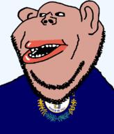 amerimutt black_sclera brown_skin clothes ear flag flag:kentucky hair kentucky lips mutt open_mouth soyjak state stubble subvariant:impish_amerimutt text transparent_background united_states variant:impish_soyak_ears // 685x800 // 64.9KB