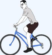 arm bicycle chud cyclist full_body glasses hair leg lips meta:op_took_a_selfie_of_xerself meta:tagme side_profile tuff variant:chudjak // 1387x1444 // 107.4KB