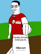 badge glasses hitler_dot_com nazism smug the_nazi_network variant:bartender variant:chudjak // 1536x2048 // 200.3KB