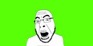 animated glasses open_mouth soyjak stubble talking variant:cobson video // 2160x1080, 0.4s // 77.8KB