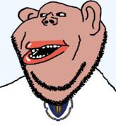 amerimutt black_sclera bow brown_skin clothes ear flag flag:massachusetts hair holding_object latin_text lips massachusetts mutt open_mouth soyjak state stubble subvariant:impish_amerimutt text transparent_background united_states variant:impish_soyak_ears // 685x800 // 44.0KB