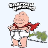 book brap cape captain_underpants fart pun superhero text variant:meximutt // 736x736 // 342.5KB