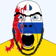 angry animal bbc beard facial_mark flag flag:france flag:limburg flag:netherlands forehead_mark glasses limburg lion looking_at_you netherlands open_mouth queen_of_spades soyjak spade stubble subvariant:cobson_front2 thick_eyebrows transparent transparent_background variant:cobson white_eyes // 800x800 // 112.1KB