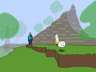 chicken drawfag herobrine meta:dailyjak minecraft ominous subvariant:hornyson traced variant:cobson variant:parrotjak // 1200x900 // 199.1KB