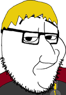 award blond glasses looking_at_you nate raised_eyebrow smile smug stubble transparent_background variant:smugjak // 554x792 // 9.6KB