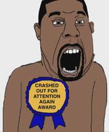 black_skin celebrity gaping_mouth kanye_west open_mouth // 1080x1315 // 113.3KB