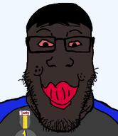 award black_skin bloodshot_eyes clothes glasses hair jake jartycuck lips nigger red_lips smile text variant:markiplier_soyjak // 1035x1200 // 37.0KB award black_skin bloodshot_eyes clothes glasses hair jake jartycuck lips nigger red_lips smile text variant:markiplier_soyjak // 1035x1200 // 37.0KB
