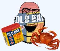 angry crab glasses megamind open_mouth soyjak stubble subvariant:angrysmug // 781x676 // 494.8KB