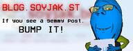 arm banner beard blue_skin glasses hand holding_object logan meta:tagme shlog smile soyjak_blog text variant:gapejak // 500x194 // 77.8KB