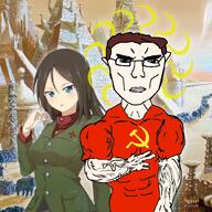 agartha communism girls_und_panzer hammer_and_sickle red_shambhala subvariant:unbotheredchud variant:chudjak // 2048x2048 // 4.2MB