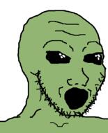 alien green_skin open_mouth soyjak space stubble variant:soyak // 644x800 // 6.5KB