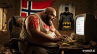 batman batman_(series) brap chair computer computer_monitor ext=mp4 fart flag:norway full_body gas goatee keyboard kratos meta:ai_generated meta:namefags monitor mudhut obese talking variant:meximutt veo_ai video warrior-z_(user) // 1280x720, 8s // 2.0MB
