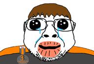 3_years_on_bald_man_with_glasses_booru badge boorucuck booruteen dan half_open_mouth stubble // 1598x1080 // 171.9KB