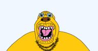 angry beard big_lips dog glasses janny soyjak template transparent_background variant:hippojak yellow_skin // 2326x1211 // 60.6KB