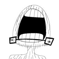 beard glasses open_mouth variant:unknown // 500x500 // 16.8KB