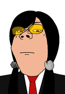 black_hair brown_eyes brown_skin clothes cobblestone cobblestone_(user) cutebooru_(user) female girl glasses looking_at_you meta:namefags meta:self_insert necktie neutral pigtails red_tie soyjak_wiki subvariant:gapejak_female suit transparent_background twintails variant:gapejak yellow_glasses // 683x992 // 34.9KB