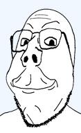 glasses mouth raised_eyebrow smirk smug splice subvariant:henry subvariant:scholar variant:gapejak // 700x1150 // 71.7KB