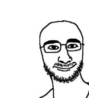 clothes glasses jewish_nose mustache smile soyjak stubble variant:unknown yanderedev // 454x500 // 4.2KB