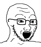 animated glasses open_mouth shoulder spin stubble subvariant:soyak_34 subvariant:soyak_side2 teeth variant:soyak // 698x801 // 141.3KB