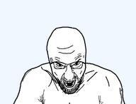 angry arm artist:dap_chhuon bald buff eyebrows glasses lips looking_at_you muscles nose nuvariant open_mouth screaming shirtless stubble teeth traced transparent_background variant:unknown variant:waxjak vein white_skin wrinkles // 1080x824 // 44.4KB