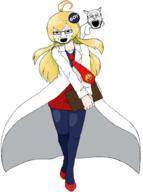 2soyjaks animal arm awesome_face cat cat_ear clothes full_body glasses hair hand knowyourmeme kym_tan leg necktie open_mouth soy soyjak stubble subvariant:soyak_front variant:markiplier_soyjak variant:soyak yellow_hair // 680x914 // 207.9KB