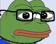 frog glasses green_skin pepe stubble variant:soyak // 500x394 // 167.7KB