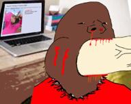 2soyjaks black_skin blood bloodshot_eyes blowjob bwc clothes crying ear filthy_frank flag gay glasses hair hand hanging holding_object no_eyebrows noose nsfw open_mouth penis pink_guy rope sex small_eyes soyjak stubble subvariant:blowjob_gapejak suicide tongue variant:bernd variant:chudjak variant:gapejak vein veiny_cock yellow_teeth // 1056x836 // 659.6KB