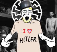 blond_beard blue_eyes helmet holocaust nazism schutzstaffel sonnenrad trend:aryan variant:shirtjak // 618x559 // 1.3MB