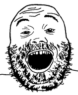 beard moustache mouth_open soyjak subvariant:jacob template transparent_background variant:alicia white_skin // 418x511 // 27.2KB