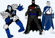 3soyjaks Judge_Gem_(namefag) arabic_text balaclava bat batman batman_(series) blue_eyes buff caligraphy clothes eyes_like_the_o-o-cean finland flag flag:norway flag:shahada full_body hat iron islam judge_dredd kratos kufic lapis_lazuli meta:namefags muscles muscular_male muslims norway punisher red robin saami self_insert shahada skull smile soybooru spawn stick subvariant:chudjak_front subvariant:perceptive_chud toniylijani_(user) variant:chudjak warrior-z_(user) yellow_hair // 2167x1519 // 719.8KB