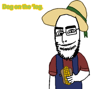 clothes corn glasses hat holding_object smug text transparent_background variant:cobson // 457x436 // 26.2KB