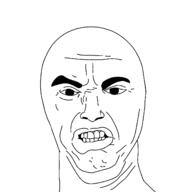 angry clenched_teeth closed_mouth soyjak the_good_doctor variant:surgejak // 1378x1378 // 71.0KB