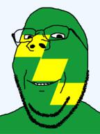 flag flag:miyazaki glasses hair japan looking_at_you miyazaki smile soyjak stubble subvariant:wholesome_soyjak teeth template todofuken transparent_background variant:gapejak // 600x800 // 25.5KB