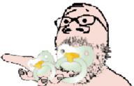 baby binky black_eyes compressed glasses hand holding_object offer stubble variant:gapejak white_background white_skin // 693x447 // 35.8KB