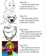 3soyjaks bloodshot_eyes colorful crying deformed ear glasses meme open_mouth poop poopjak slopjak smile soyjak stretched_mouth stubble text variant:cobson variant:impish_soyak_ears variant:soyak variant:wojak wojak // 980x1185 // 551.1KB