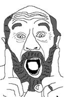 balding beard comedy finger george_carlin grey_beard grey_eyebrows grey_hair hand low_resolution open_mouth stand-up teeth variant:unknown // 200x300 // 6.2KB