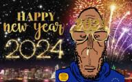 2024 angry award beard brown_skin crying euromutt european european_union fireworks flag flag:european_union glasses most_obsessed_faggot_award mutt new_year new_york red_eyes shitskin smile smirk star_(symbol) subvariant:euromutt sweater text variant:markiplier_soyjak // 1054x656 // 1.1MB