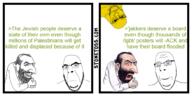 3soyjaks closed_mouth dog ear frown glasses greentext happy_merchant janny judaism lgbt_(4chan) neutral punisher_face smile soyjak stonetoss stubble subvariant:nucob variant:cobson variant:feraljak yellow_skin // 1000x509 // 204.3KB